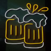 Cheers Beer Mug Vibe Neon LED Wall Lamp